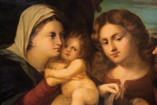 "Holy Conversation"  Venetian school of the 16th century